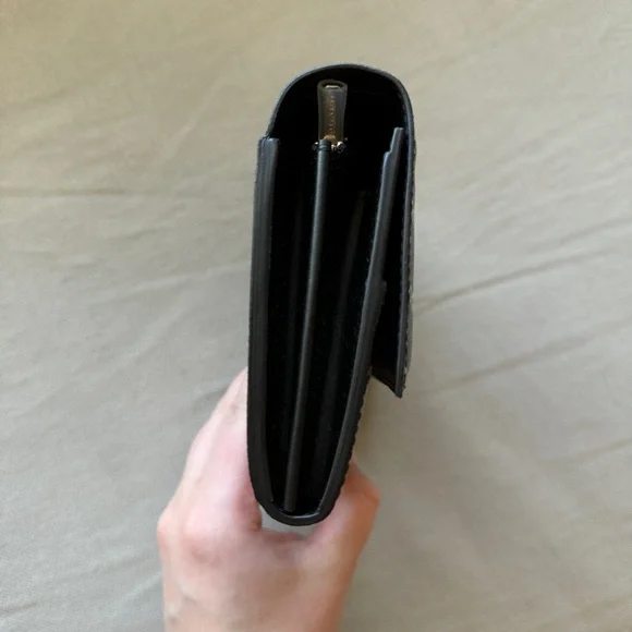 NWT🖤GOYARD🖤Varenne Continental Goyardine Canvas Calfskin Crossbody Bag - Picture 14 of 14